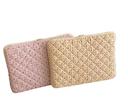 pillow bag pink and beige